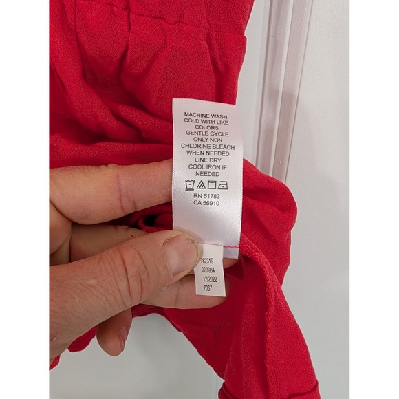 Maurices Red Embroidered Peasant Top Tunic Blouse Women‎ Plus Size 2X NWTs - Picture 6 of 7